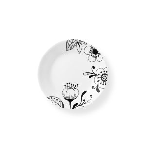 Inked Poppy 6.75 Appetizer Plate