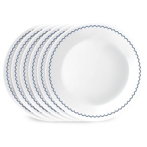Corelle® Caspian Lace 8.5 Lunch Plate. 6 pack